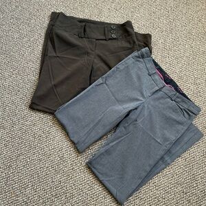 Women’s Dress pant bundle gray/ dark brown